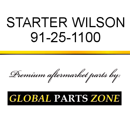 STARTER WILSON 91-25-1100