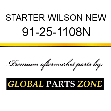 STARTER WILSON NEW 91-25-1108N