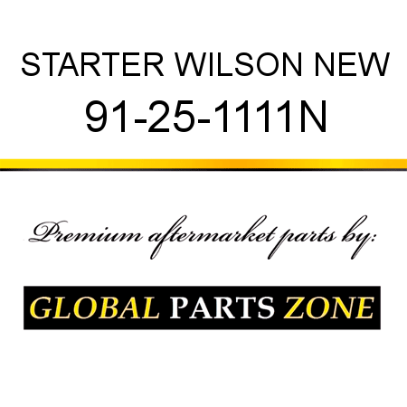 STARTER WILSON NEW 91-25-1111N