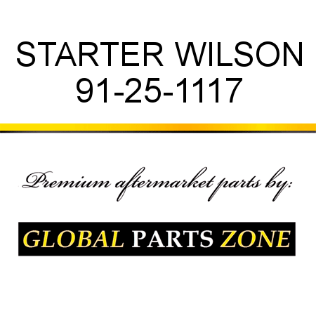 STARTER WILSON 91-25-1117