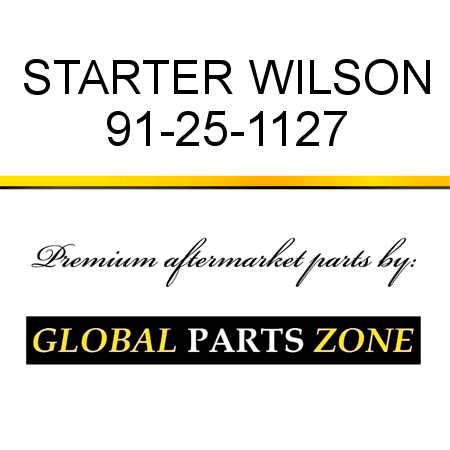 STARTER WILSON 91-25-1127
