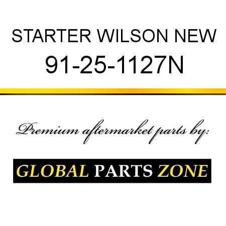 STARTER WILSON NEW 91-25-1127N