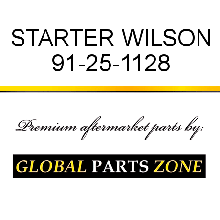 STARTER WILSON 91-25-1128