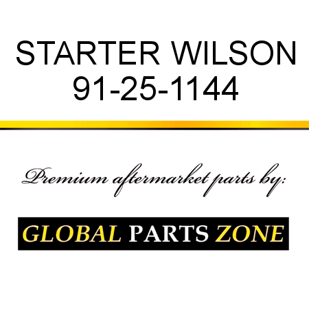 STARTER WILSON 91-25-1144