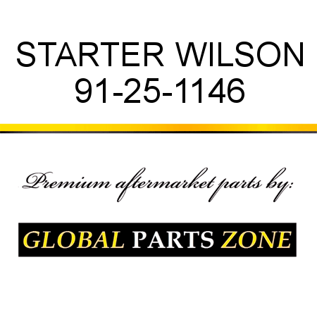 STARTER WILSON 91-25-1146