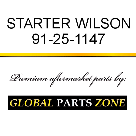 STARTER WILSON 91-25-1147