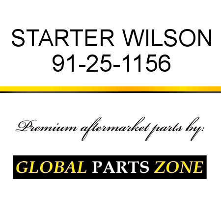 STARTER WILSON 91-25-1156