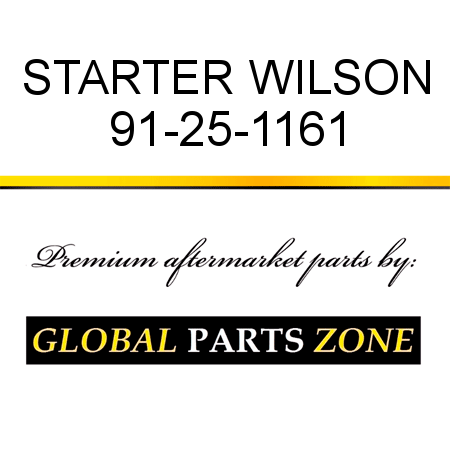 STARTER WILSON 91-25-1161