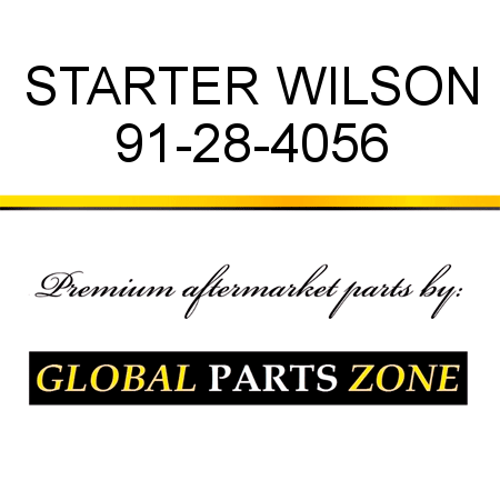 STARTER WILSON 91-28-4056