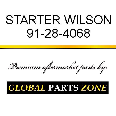 STARTER WILSON 91-28-4068
