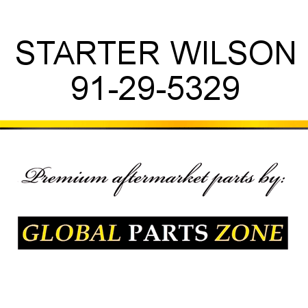 STARTER WILSON 91-29-5329