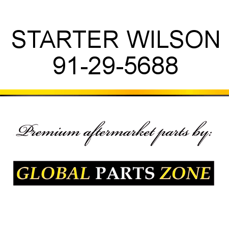 STARTER WILSON 91-29-5688