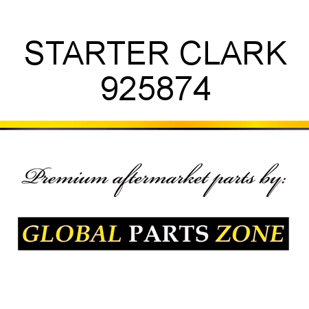 STARTER CLARK 925874
