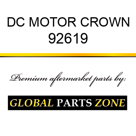 DC MOTOR CROWN 92619