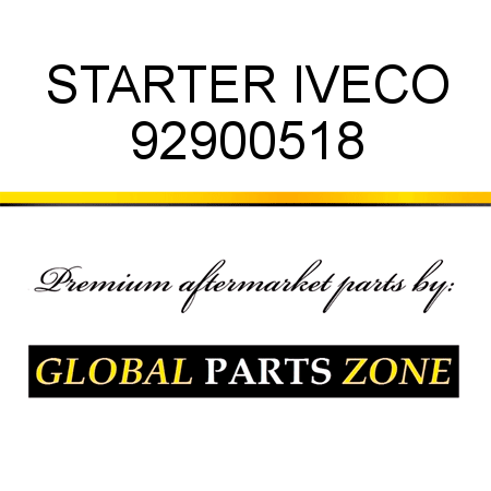 STARTER IVECO 92900518
