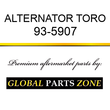 ALTERNATOR TORO 93-5907