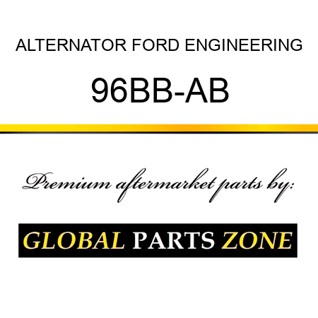 ALTERNATOR FORD ENGINEERING 96BB-AB