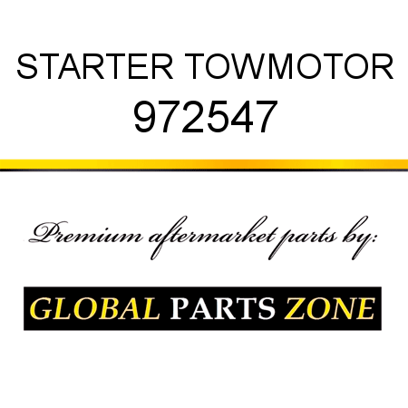 STARTER TOWMOTOR 972547