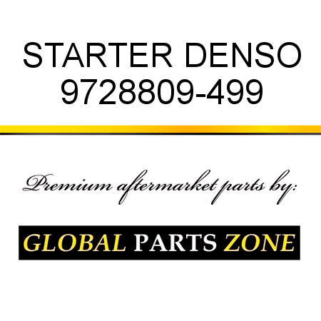 STARTER DENSO 9728809-499
