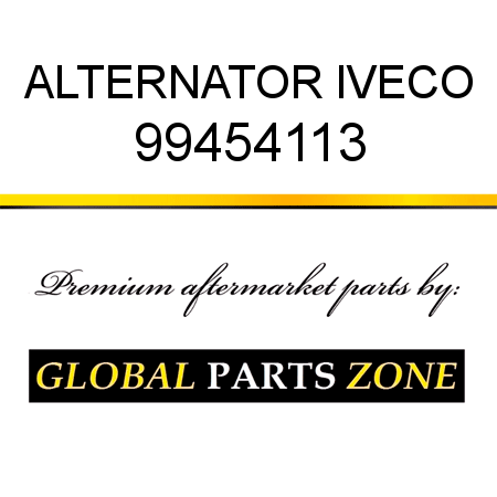 ALTERNATOR IVECO 99454113