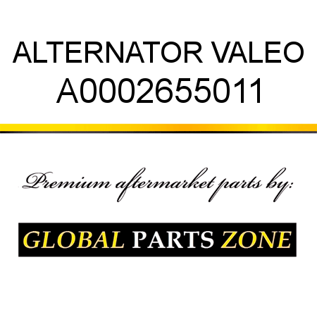 ALTERNATOR VALEO A0002655011