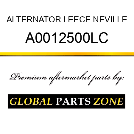 ALTERNATOR LEECE NEVILLE A0012500LC