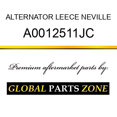 ALTERNATOR LEECE NEVILLE A0012511JC