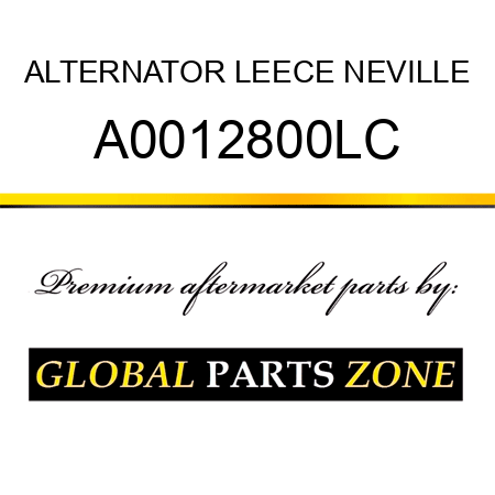 ALTERNATOR LEECE NEVILLE A0012800LC