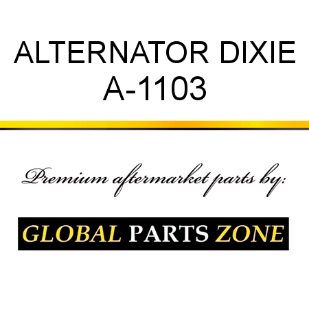 ALTERNATOR DIXIE A-1103