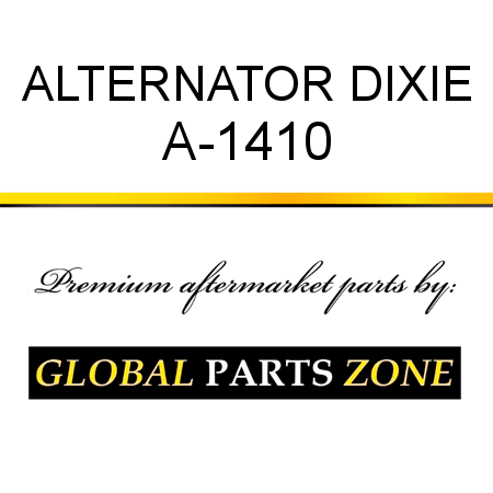 ALTERNATOR DIXIE A-1410