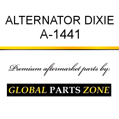 ALTERNATOR DIXIE A-1441