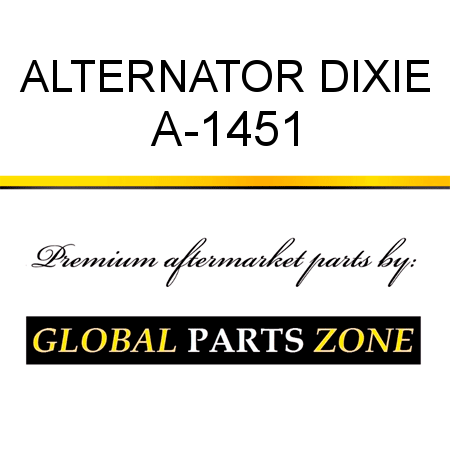 ALTERNATOR DIXIE A-1451