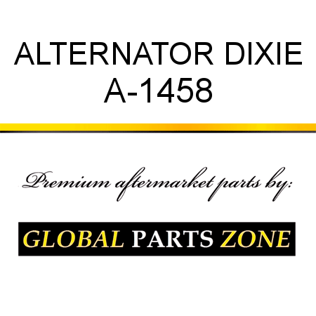 ALTERNATOR DIXIE A-1458