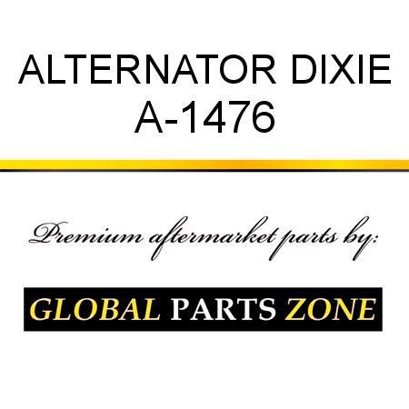 ALTERNATOR DIXIE A-1476