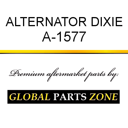 ALTERNATOR DIXIE A-1577