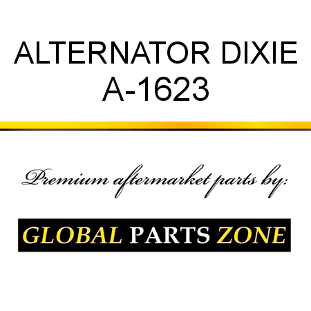 ALTERNATOR DIXIE A-1623