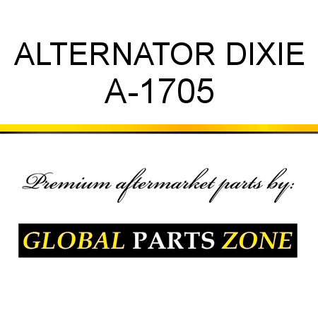 ALTERNATOR DIXIE A-1705