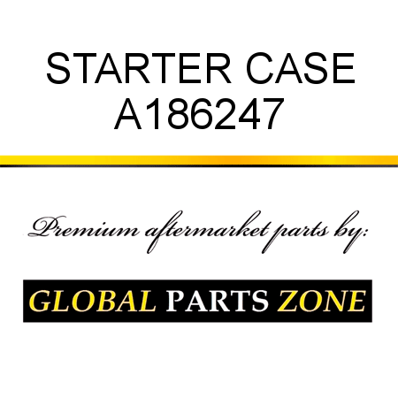 STARTER CASE A186247
