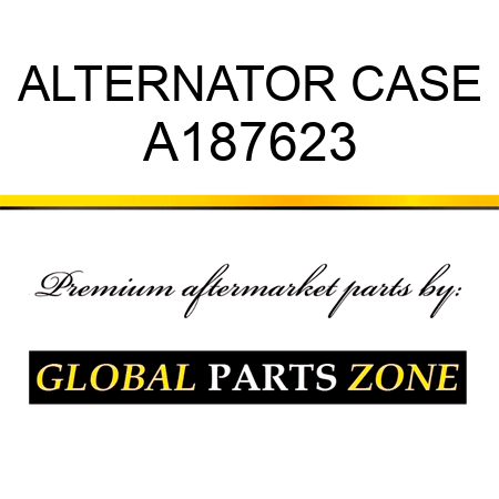 ALTERNATOR CASE A187623