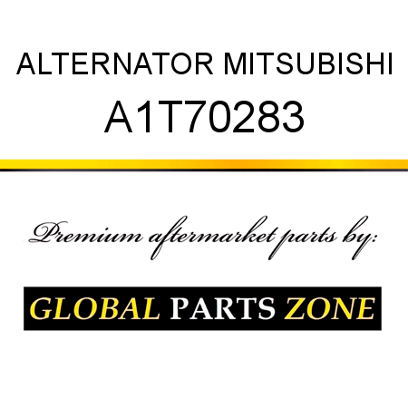 ALTERNATOR MITSUBISHI A1T70283