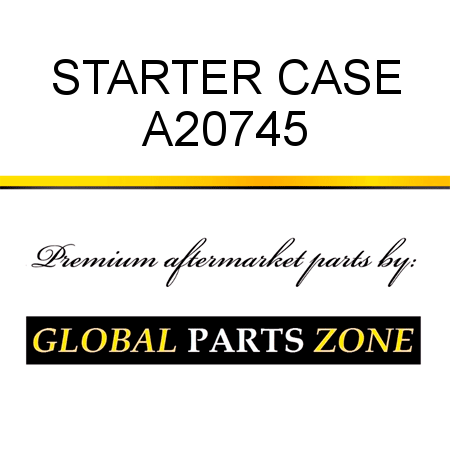 STARTER CASE A20745