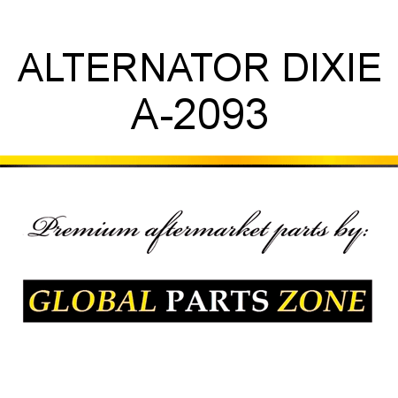 ALTERNATOR DIXIE A-2093