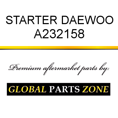 STARTER DAEWOO A232158