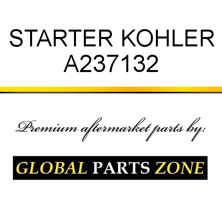 STARTER KOHLER A237132