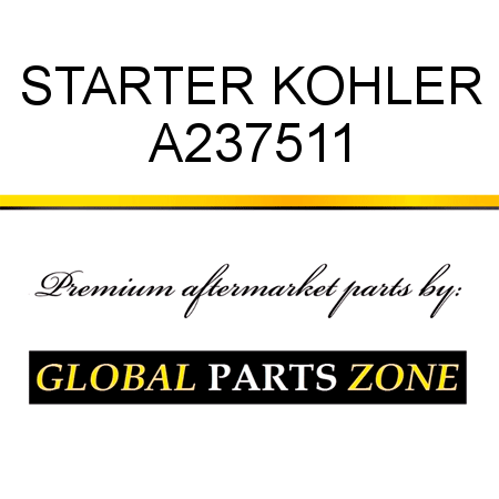 STARTER KOHLER A237511