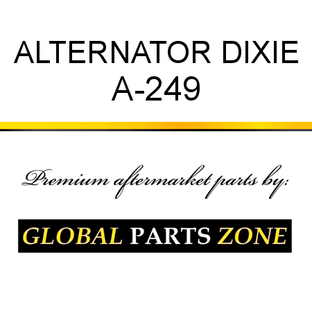 ALTERNATOR DIXIE A-249