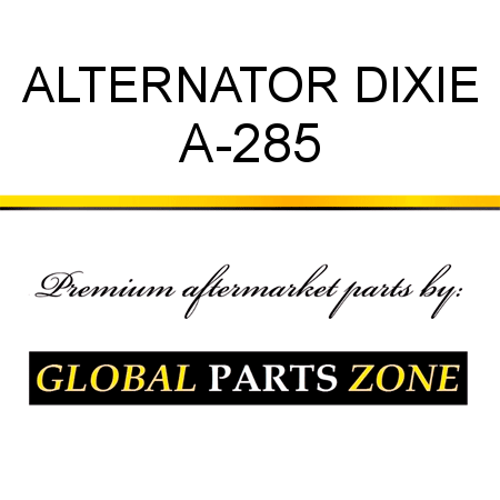 ALTERNATOR DIXIE A-285