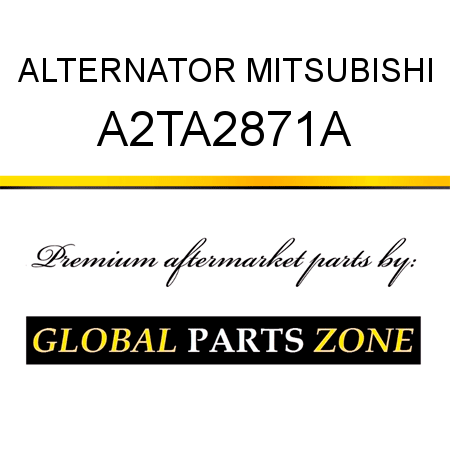 ALTERNATOR MITSUBISHI A2TA2871A