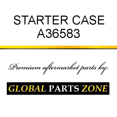 STARTER CASE A36583