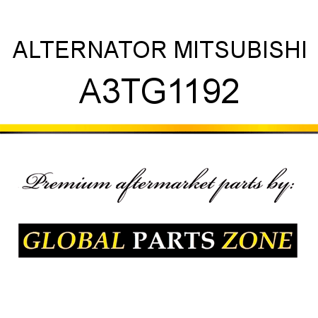 ALTERNATOR MITSUBISHI A3TG1192